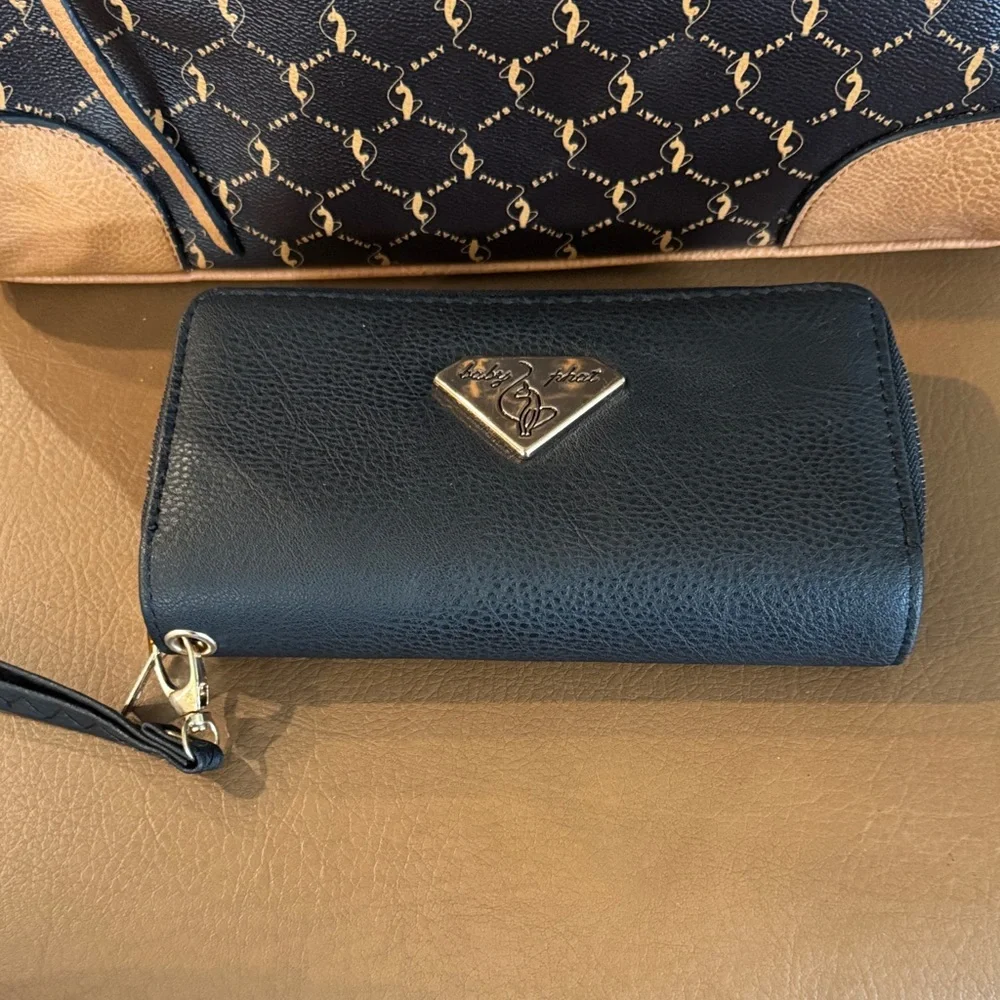 Baby Phat black set bag